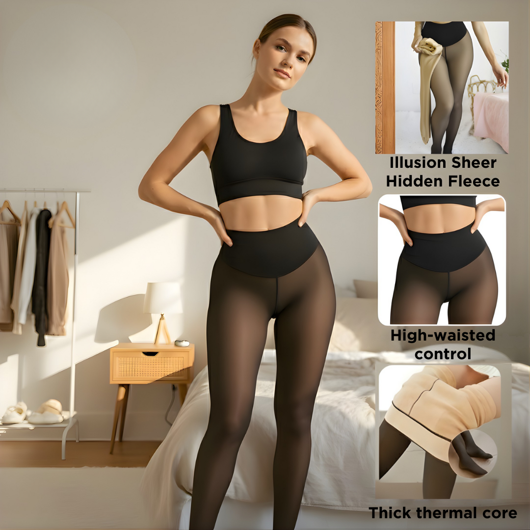 Curvy Fleece Tights