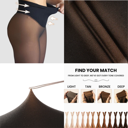 Curvy Fleece Tights